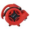 XPOWER P-230AT Mini Mighty 1/4 HP 925 CFM Centrifugal Air Mover, Carpet Dryer, Floor Fan, Blower, Stackable, Daisy Chain, for Water Damage Restoration, Janitorial, Plumbing, Home Use, Red view 4