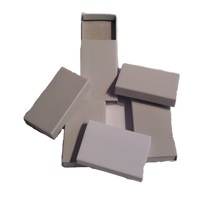 50 Plain Off White Cardboard Slide Tray Match Type Candy Storage Favor Boxes