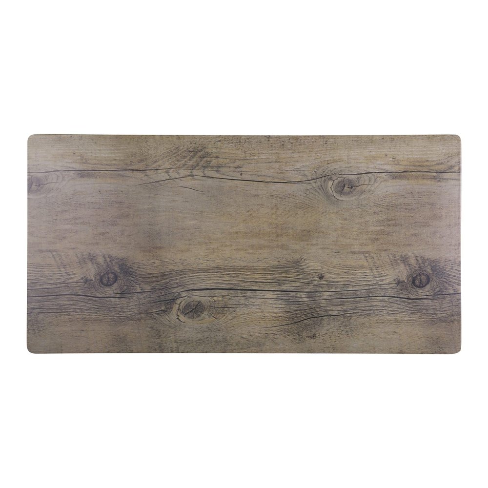 Elite Global Solutions EGS M1020-DW Fo BWA Rectangular 20 x 10 x 5/8" Faux Driftwood Shelf