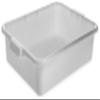Carlisle FoodService Products N4401002 Comfort Curve Ergonomic Wash Basin Tote Box, 5" Deep, White view 1