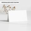 Andaz Press Table Tent Printable Place Cards White 20-Pack Seat Placement Cards Blank Place Cards For Table Settings Name Cards for Bridal Wedding Shower School Graduation Food Cards White Place Cards view 3