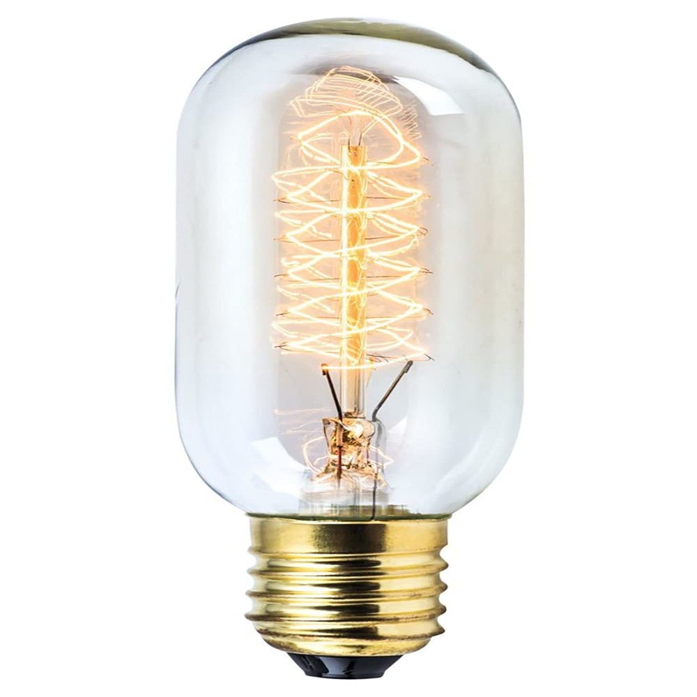 Rolay Vintage Edison Bulbs, 25W Clear Glass Antique Vintage Old Fashioned E26 Incandescent Light Bulbs, 1 Pack