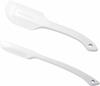 Shimomura Kihan 15325 Spatula, Silicone Spatula, Large, Small, Set of 2, Dishwasher Safe, Heat Resistant, Cooking, Confectionery, Sweets Making, Urinagoshi, Integrated Molding, White, Silicone view 1