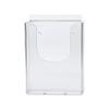 SourceOne Slotwall / Slatwall Clear Brochure Holder (6 Pack, 4 Inch) view 3