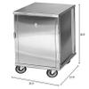 Channel Manufacturing 56C Enclosed Bun Pan Cabinet view 2