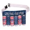Calhoun Unisex Themed Fourth of July USA Americana Patriotic Beverage Beer Belt (Live Free) view 1