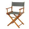 Casual Home 18" Director's Chair Honey Oak Frame with Grey Canvas view 1