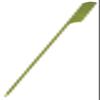 01316 Commercial Iron Skewers, 8.3 inches (21 cm), Approx. 100 Pieces, Easy to Rotate view 2