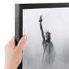 ArtToFrames 7x26 inch Black on Red Oak Wood Picture Frame, 2WOM0066-1343-YBLK-7x26 view 1