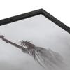 ArtToFrames 7x26 inch Black on Red Oak Wood Picture Frame, 2WOM0066-1343-YBLK-7x26 view 4