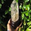 Quartz Crystal Point Mineral Specimen Stone Art A22 view 2