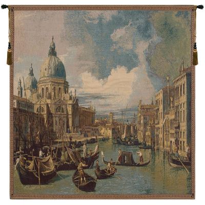 Charlotte Home Furnishings Italian Tapestry Wall Hanging 38x 54 in Saint Mary of Health Wall Art Woven Tapestry for Bedroom Living Room and Home Decor European Soft Cotton Jacquard Woven
