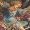 Charlotte Home Furnishings Inc. St. Michael Italian Tapestry Wall Hanging 19 X 12 Inch Viscose Cotton And Polyester Blend Wall Art Woven In Italy Perfect For Wall Decor By Guido Reni view 2