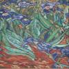 C Charlotte Home Furnishings Inc Les Iris Mini Tapestry Wall Hanging | Viscose Cotton and Polyester Blend Wall Art | 18 in. x 21 in. | Home Decor Accents | Inspired by Vincent Van Gogh view 3