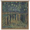 C Charlotte Home Furnishings Inc Night Over The Rhone Belgian Tapestry Wall Hanging | Viscose Cotton and Polyester Blend Wall Art | 18 in. x 21 in. | Home Decor Accents | By Vincent Van Gogh view 1