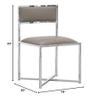 Modus Furniture X-Base Dining Chair, Amasya - Taupe, Set of 2 view 2