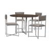 Modus Furniture X-Base Dining Chair, Amasya - Taupe, Set of 2 view 3
