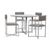 Modus Furniture X-Base Dining Chair, Amasya - Taupe, Set of 2 view 4