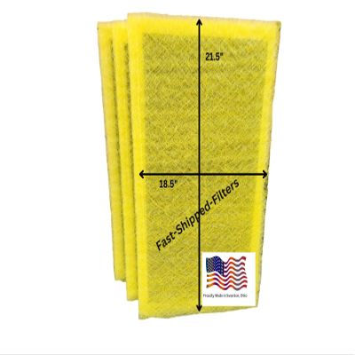 Fast-Shipped-Filters 3 Pack 20x24 Replacement Filter Pads Compatible with MicroPower Guard Air Cleaner 20x24 Refill Blue