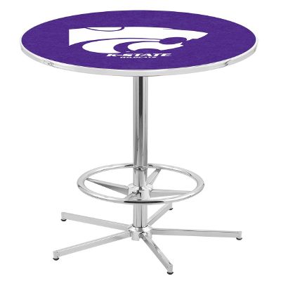 Holland Bar Stool Co. L216-42" Chrome Kansas State Pub Table