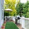 6'x8' Standard Sizes - Green - Economy Turf/Artificial Grass |Light Weight Outdoor Rug - Easy Maintenance - Just Hose Off & Dry! - 8 Colors to Choose from view 4