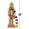 Nutcracker Ballet Gifts, Paint Your Own Nutcracker Painting Kit, Christmas Ornaments, Plain Wooden Figure Decoration Craft, Unpainted Holiday Home Decor, Ideal Xmas Ornament, 10 Inch view 2