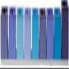 Blue Shades Cube Shaped Hanukkah Menorah view 1