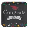 Club Pack of 96 Chalk It Up Grad Disposable Paper Party Dinner Plates 9" view 1
