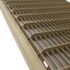 8" X 20" Floor Grille - Fixed Blades Air Grill - Brown [Outer Dimensions: 9.75 X 21.75] view 3