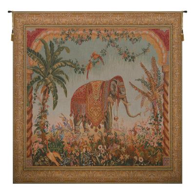 Charlotte Home Furnishings Inc. Royal Elephant French Tapestry Wall Hanging 26 X 33 Inch Viscose Cotton And Polyester Blend Wall Art Perfect For Home Decor Wall Decor By Jean Baptiste Huet