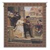 Call To Arms With Border Belgian Tapestry Wall Hanging - 38 in. x 54 in. Cotton/Viscose/Polyester by Edmund Blair Leighton view 1
