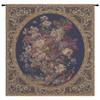 Charlotte Home Furnishings Italian Tapestry Wall Hanging 30x 25 in Floral Vase Blue Wall Art Floral Tapestry for Bedroom Aesthetic Living Room and Home Decor European Soft Cotton Jacquard Woven view 1
