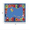 Carpets for Kids 48.80 Alpha Fun Train Value Rug (4' x 6') view 2