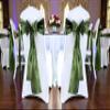MDS Satin Chair Sashes, 300 Pack, 7x108 Each, Decorative Chair Bows Ribbon Tie Backs for Wedding Party, Holiday Dinner, Birthday, Reception, Banquet, Hotel & Event Decoration - Olive Green view 2