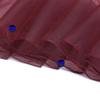 MDS Pack of 200 PCS Organza Chair Sashes Wider Dining Chair Bows Ribbon Tie Back for Wedding Party Birthday Bridal Shower Reception Event Banquet Home Chair Cover Decoration - Burgundy view 4