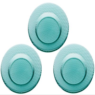 Aderia F-49894 Glass Plate, Green, Maximum 11.0 x 0.8 inches (28 x 2.1 cm), Plate, Plaid Pattern, Set of 3, Made in Japan