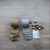 2-1/2"w Mesh Ribbon (Gold) view 1