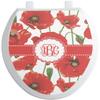 YouCustomizeIt Personalized Poppies Toilet Seat Decal - Elongated view 1