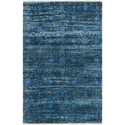 Surya EMS7008-23 Empress Area Rug, 2' x 3', Blue