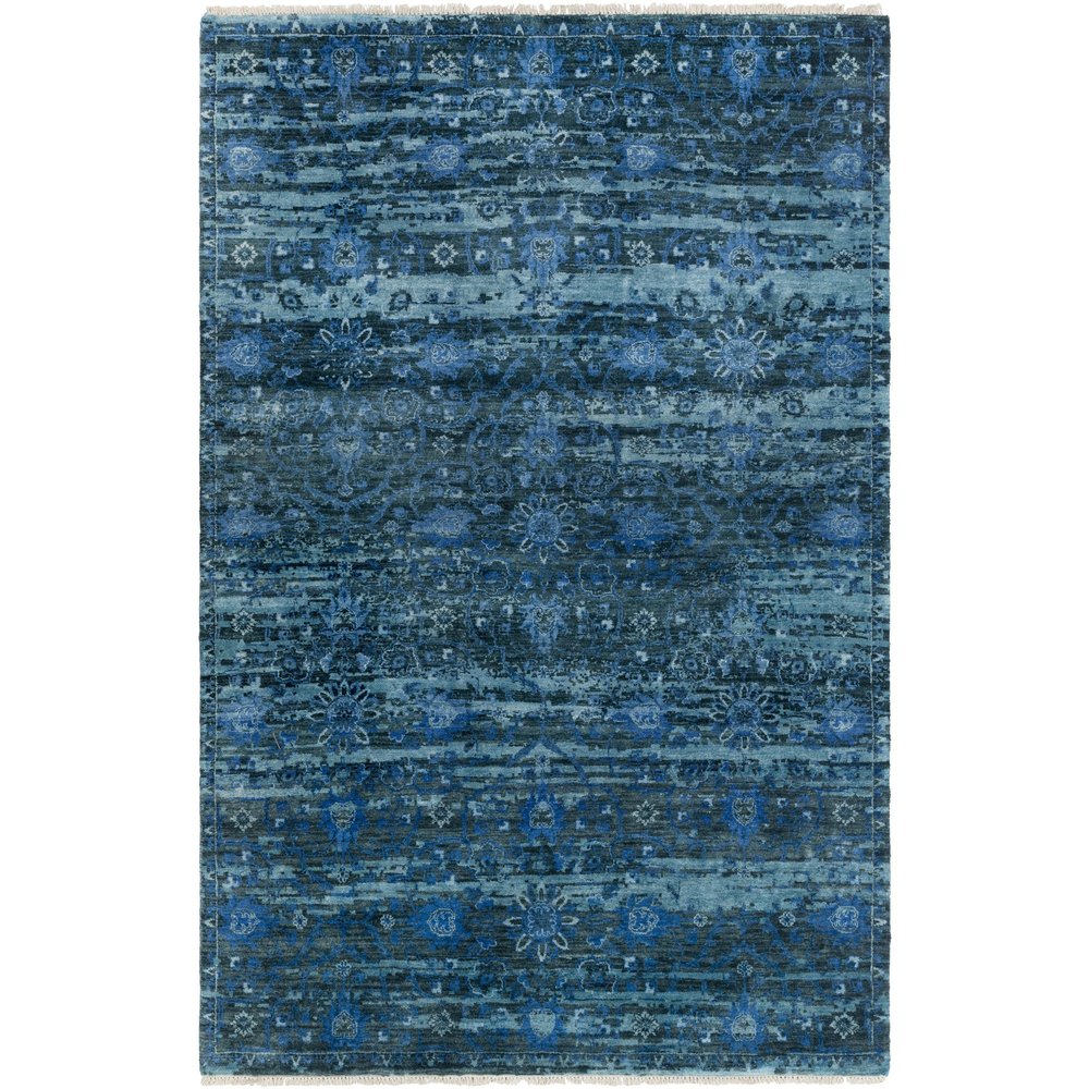 Surya EMS7008-23 Empress Area Rug, 2' x 3', Blue