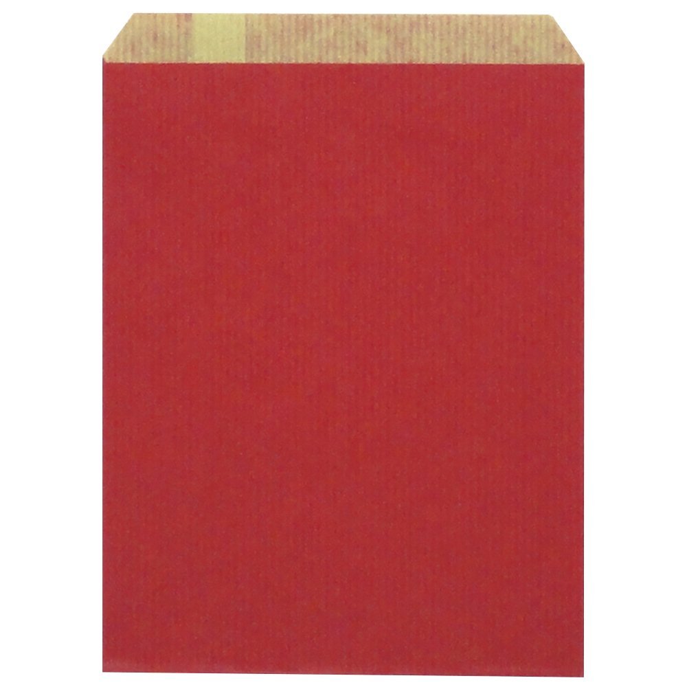 (Sasagawa) Taka-Jirushi Gift Bags, Flat Bags, 50-1406, Rouge, Small Size, 200 Sheets