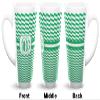 Personalized Zig Zag 16 Oz Latte Mug view 2