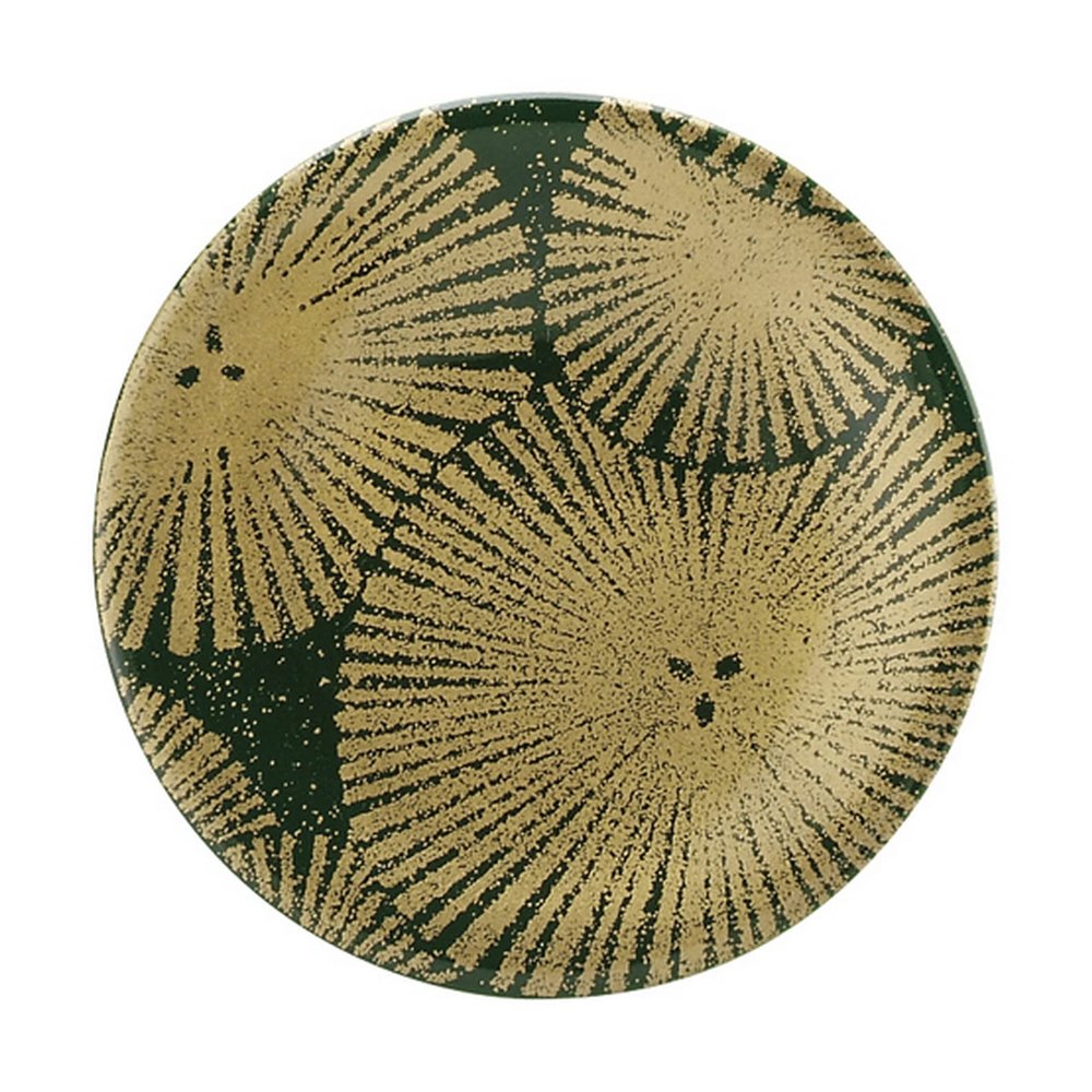 15 cm Rotation Sushi Plate A Heat Resistant ABS. (Special Print) Pine Green Ta