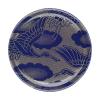 15 cm Rotation Sushi Plate A Heat Resistant ABS. (Special Print) Wind Blue with Silver Crane Ta view 1