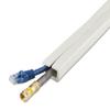 UT Wire 10 Feet Cord Channel, White (UTW-CC1001-WH) view 1