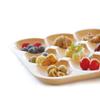Yamako POOL 32061 Wood Plate, 4 Compartments view 2