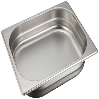 TKG Corporation AHTA015 Don Nam Hotel Pan, 1/2, Depth 2.6 inches (65 mm), 18-8 Stainless Steel