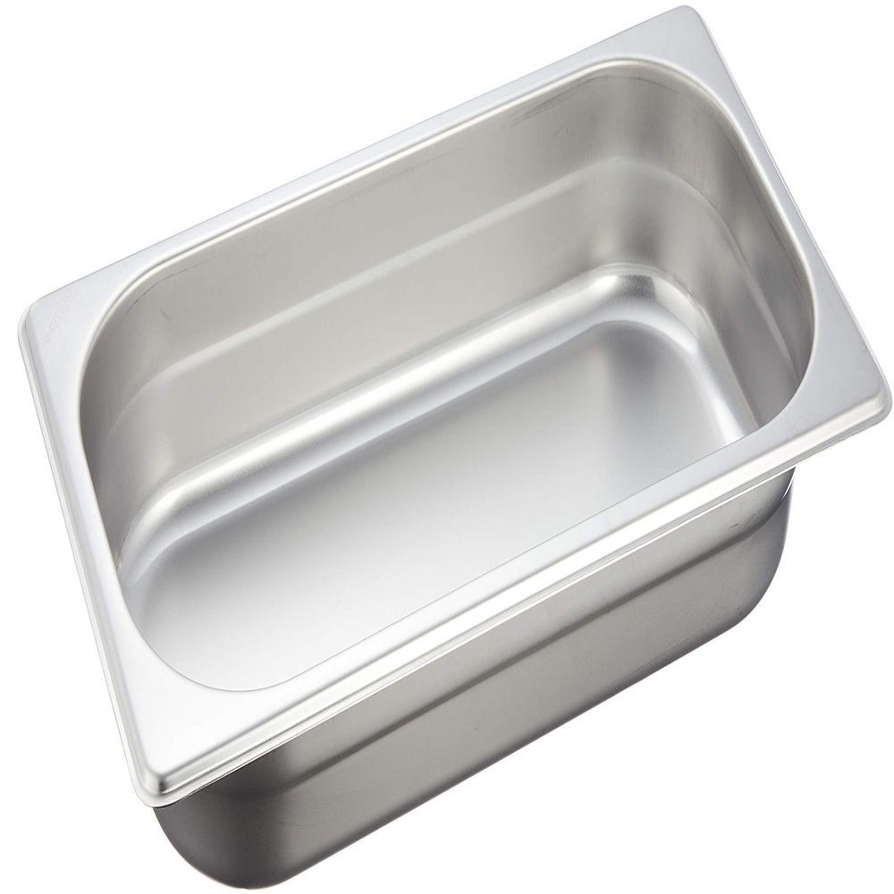  TKG Corporation AHTA019 Don Nam Hotel Pan, 1/3, Depth 2.6 inches (65 mm), 18-8 Stainless Steel