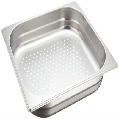 TKG Corporation AHTA108 Don Nam Hole Hotel Pan, 0.8 inches (2/3 mm), Depth 2.6 inches (65 mm), 18-8 Stainless Steel