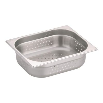 TKG Corporation AHTA114 Don Nam Perforated Hotel Pan, 1/2, Depth 3.9 inches (100 mm), 18-8 Stainless Steel